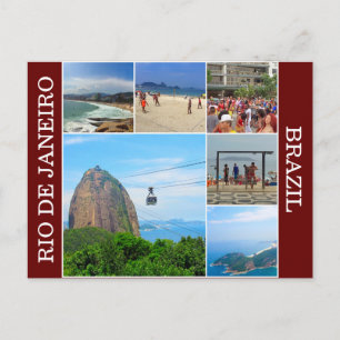 rio sugerloaf scenes postcard