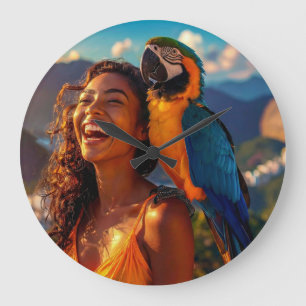 RIO - WE LOVE RIO - LARGE CLOCK