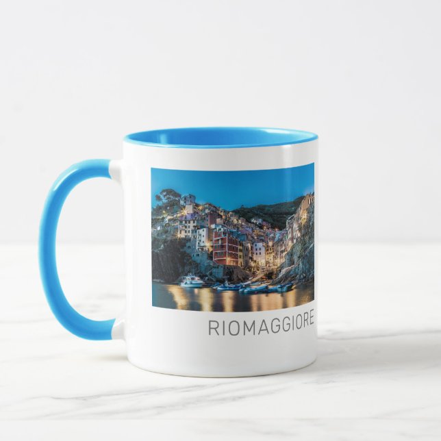 Riomaggiore Cinque Terre La Spezia Italy Panorama Mug (Left)