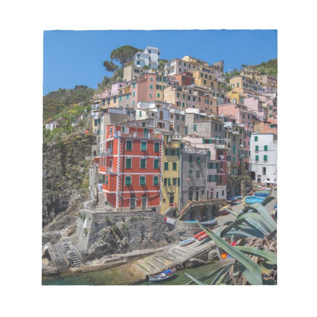Riomaggiore Cinque Terre Liguria Italy Notepad (Front)