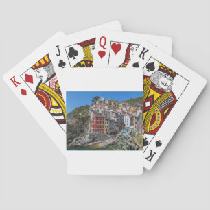 Riomaggiore Cinque Terre Liguria Italy Playing Cards