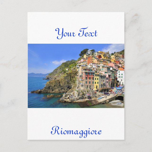 Riomaggiore, Cinqueterre Postcard (Front)