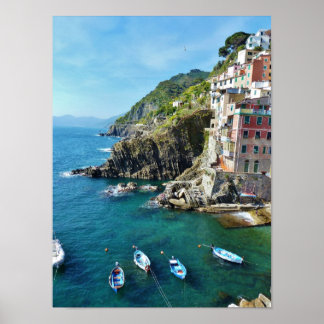 Riomaggiore Harbour Poster