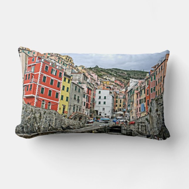 Riomaggiore, Italia Accent Pillow (Front)
