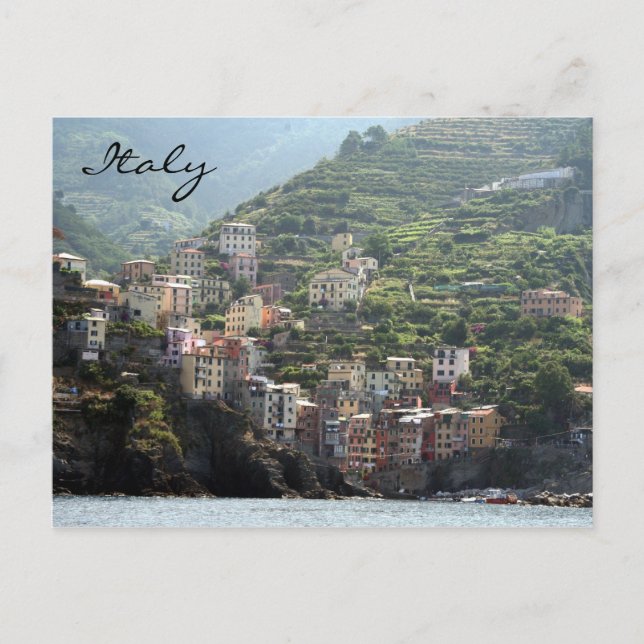 riomaggiore italia postcard (Front)