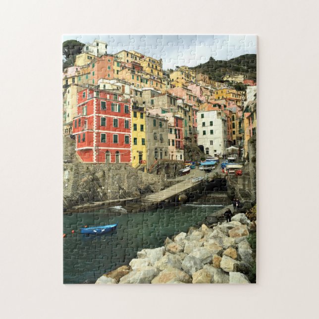 Riomaggiore, Italia - the Cinque Terre -11x14 inch Jigsaw Puzzle (Vertical)