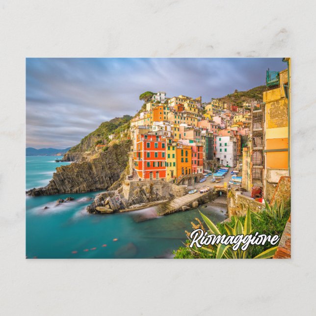 Riomaggiore, Italy Postcard (Front)