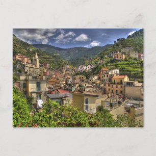 Riomaggiore. Italy travel Postcard