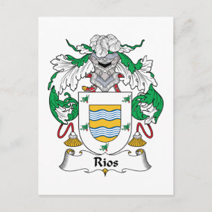 Rios Family Crest Postcard