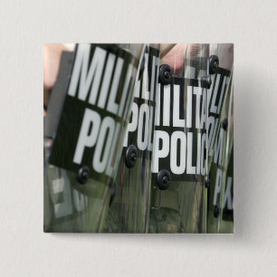 Riot control formation 15 cm square badge