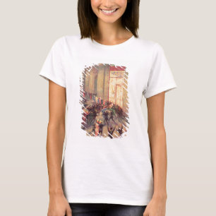 Riot in the Galleria, 1909 (oil on canvas) T-Shirt