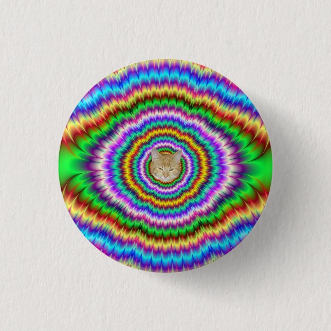 Riot of Colour Eye Teaser 3 Cm Round Badge (Front)