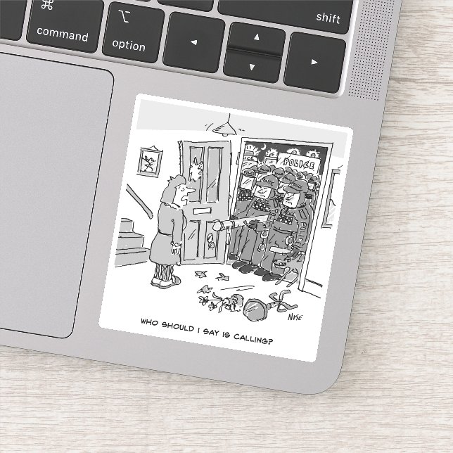 Riot Police Raid a Property - Funny Police Theme (Detail)