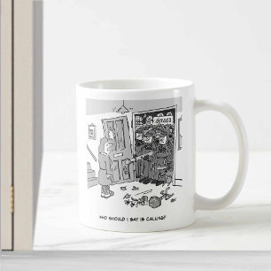 Riot Police Raid a Property - Funny Police Theme Coffee Mug