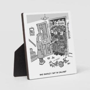 Riot Police Raid a Property - Funny Police Theme Plaque