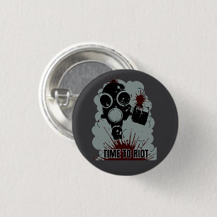 Riot Time 3 Cm Round Badge