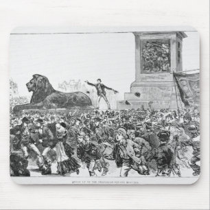 Riots in the West End of London Mouse Pad