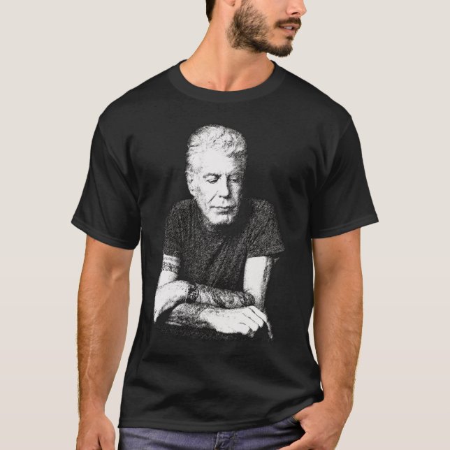 Rip Anthony Bourdain Essential  T-Shirt (Front)