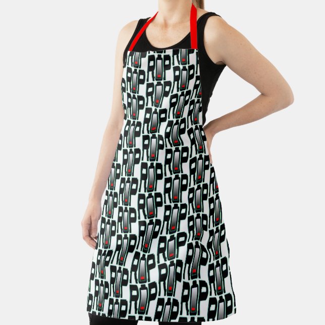 RIP Battery All-Over Print Apron (Insitu)