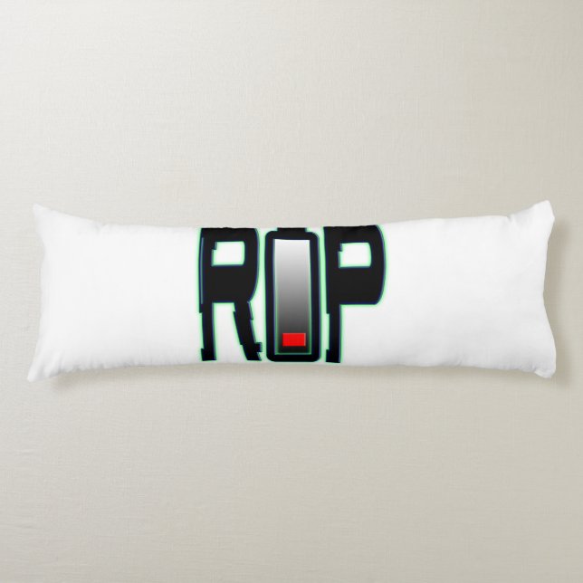 RIP Battery Body Pillow (Front)
