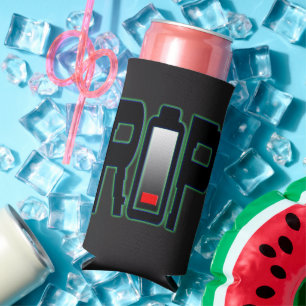 RIP Battery Foam Slim Seltzer Can Cooler