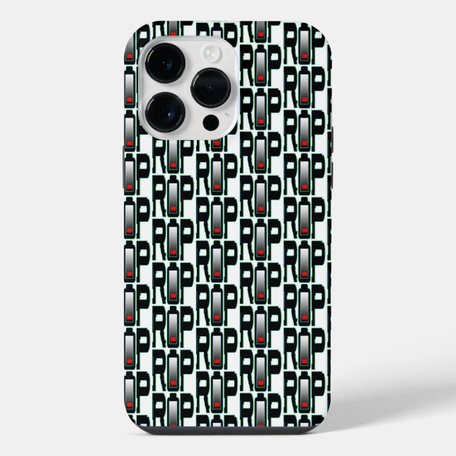 RIP Battery iPhone / iPad case (Back)