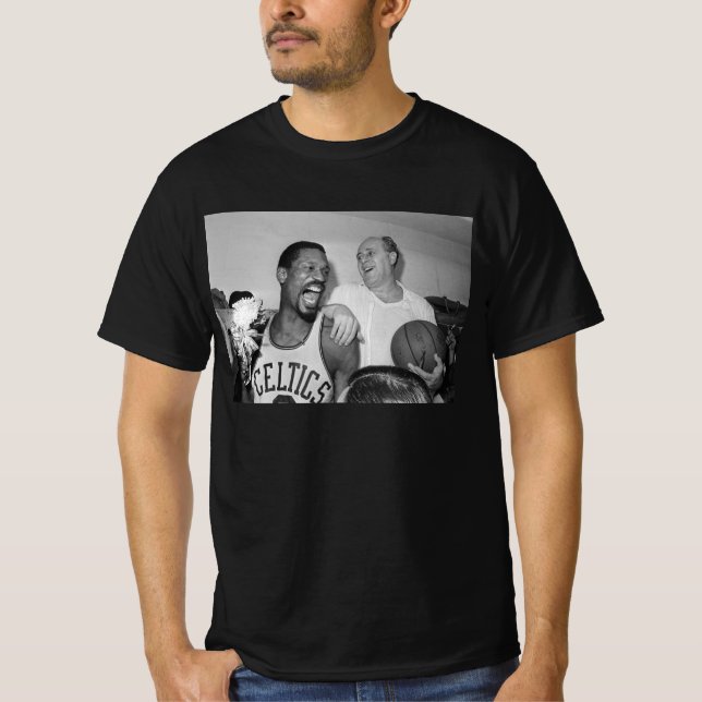 Rip Bill Russell Memories basketball T-Shirt (Front)