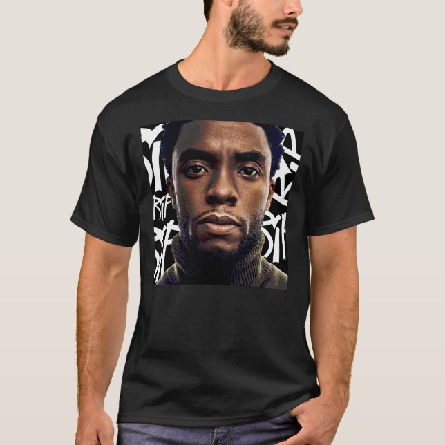 RIP Chadwick Boseman Premium  T-Shirt (Front)