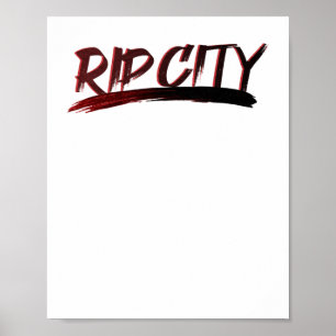 Rip City Basketball Poster