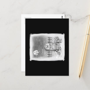 RIP Common Sense Moon Stupid Masks and Vaccine Postcard