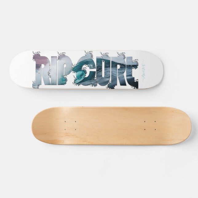Rip Curl Splash Surf's Up Script Slogan Skateboard (Horz)