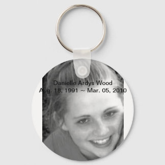 RIP Danielle Ardys Wood Key Ring