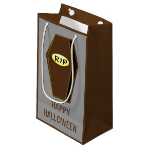 RIP Halloween Coffin of Doom Custom Gift Bag