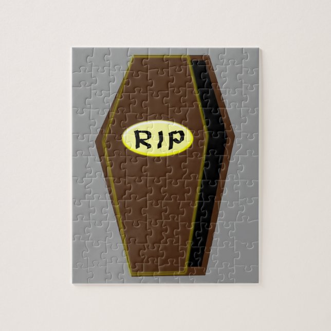 RIP Halloween Coffin of Doom Puzzle (Vertical)