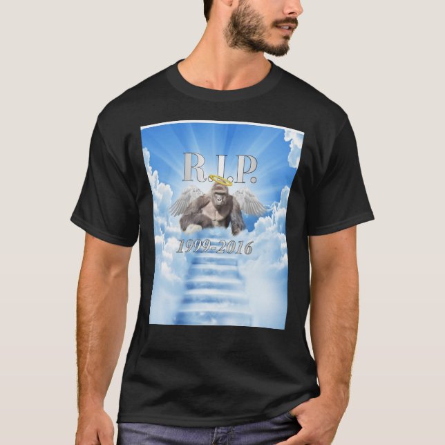 RIP Harambe Graphic T-Shirt (Front)