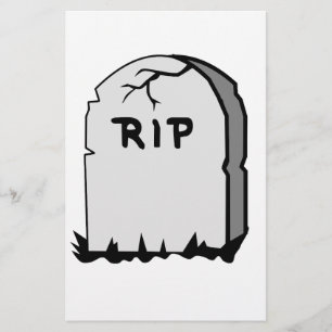 Rip Head stone Stationery