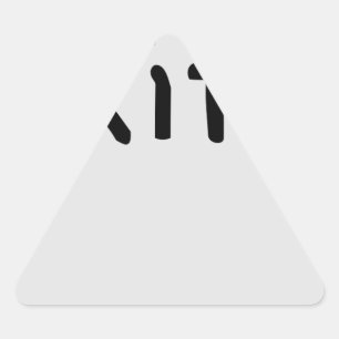 Rip Head stone Triangle Sticker