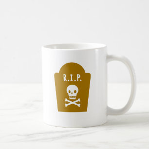 RIP Skull Coffee Mug