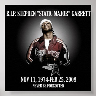 RIP Static Major Poster