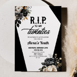 RIP To My Twenties Floral 30th Birthday Party Invitation<br><div class="desc">This is a RIP To My Twenties Floral 30th Birthday Party Invitation!</div>