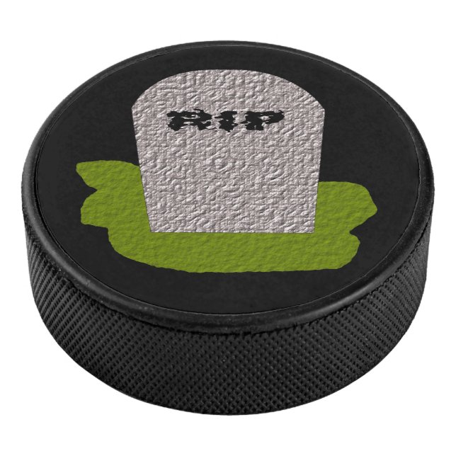 RIP Tombstone Hockey Puck (3/4)