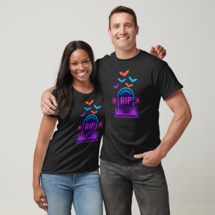 RIP Tombstone Modern Halloween T-Shirt