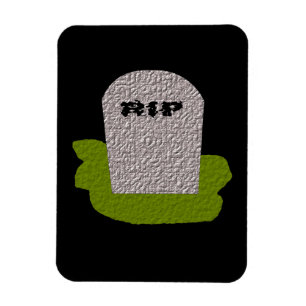 RIP Tombstone Premium Magnet