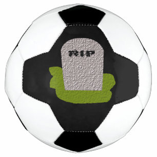 RIP Tombstone Soccer Ball