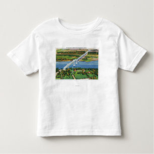 Rip Van Winkle Bridge over Hudson River Toddler T-Shirt