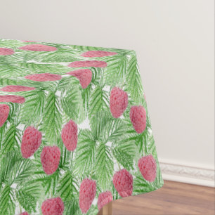 Ripe, berries, raspberries tablecloth