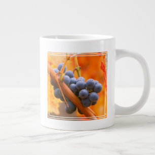 Ripe Grape In Vineyard Large Coffee Mug