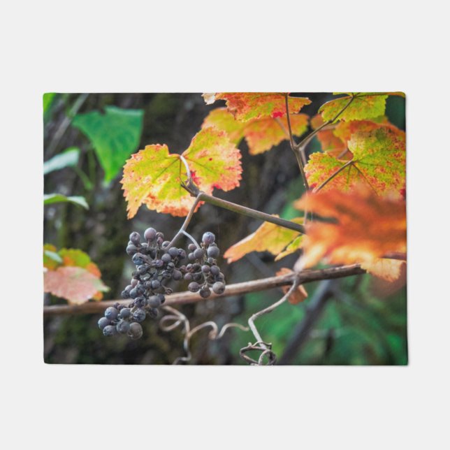 Ripe Isabella grape Doormat (Front)
