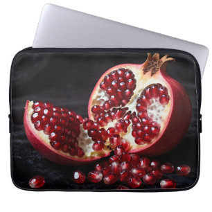 Ripe Pomegranate Seeds Juicy Fruit Dramatic Laptop Sleeve