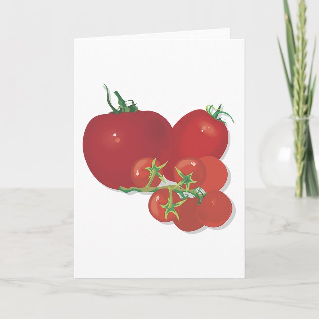 Ripe Red Tomatoes Card (Creator Uploaded)